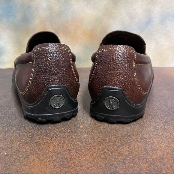 Cole Haan 161 C04059 C8 Tucker Venetian Men's Brown Leather Loafers Size 13M - Picture 5 of 16